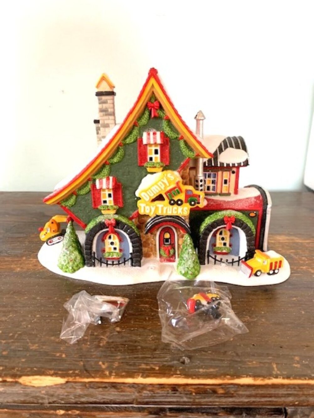 Dept 56 "Dumpy's Toy Trucks" The North Pole Series